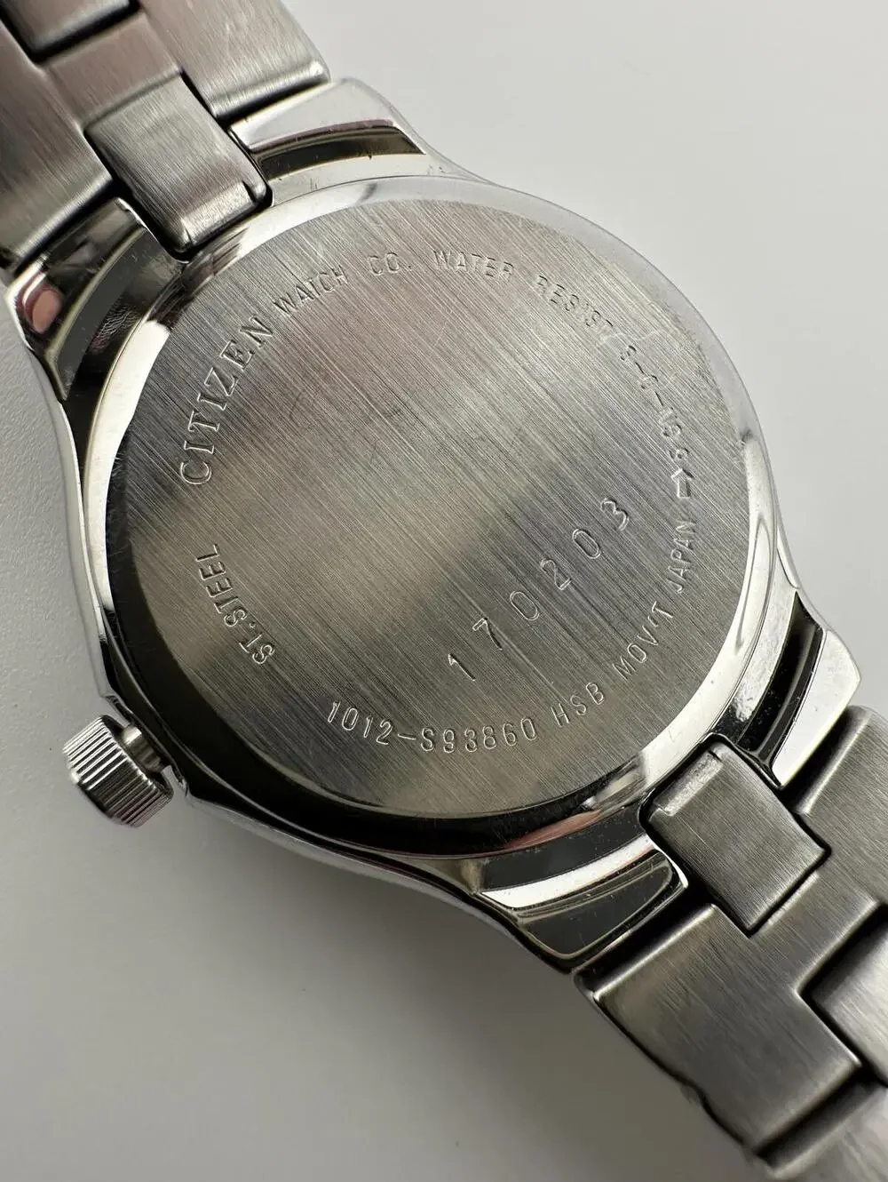 Citizen Quartz Watch Womens Silver Dial Stainless Steel Date 25mm Japan